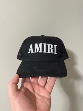 AMIRI Core Logo Trucker Hat